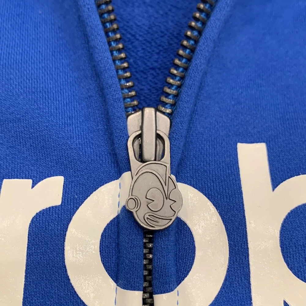 Kidrobot Blue Zipper Hoodie - Picture 6 of 11